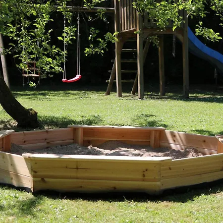 2 Combined With Outdoor Sauna, Large Garden, Playground * Manhagen